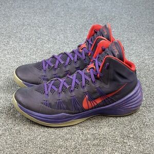 Nike Hyperdunk 2013 Purple Dynasty Raptors Men's 13 Basketball Shoes 599537-500